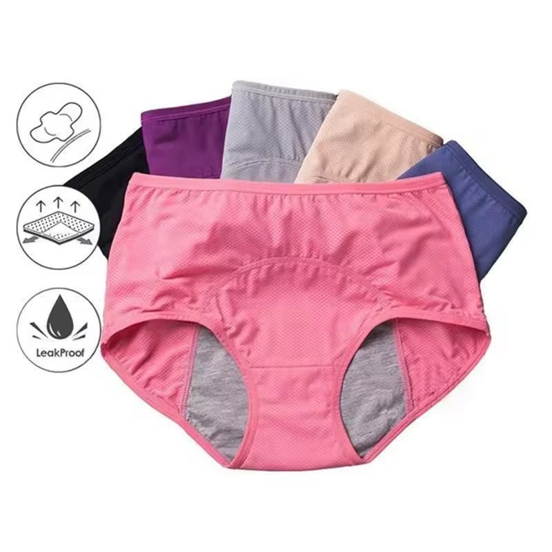 Pack de 6 Culottes Absorbantes à Taille Haute